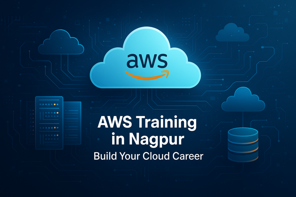 AWS Training in Nagpur Cloud computing illustration.